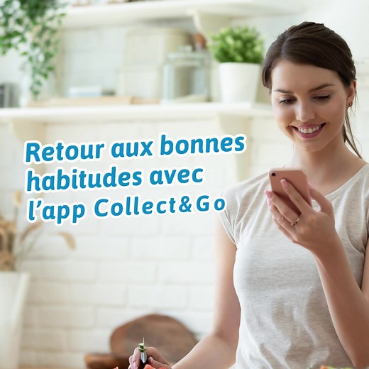 Retour à l’école, retour au travail retour aux bonnes habitudes ! 🙌 Rien de mieux que l’app Collect&Go pour vous aider à organiser votre semaine. 🗓 | Collect&Go