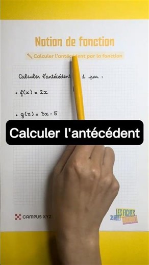 Calculer l'antécédent ↩️