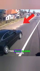 Road Rager Regrets Brake Checking a Semi Truck! #car #dashcam #roadrage #driver #roadsafety #semitrucks #fyp | Dash Crash Cam