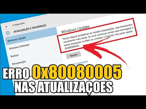 COMO RESOLVER o ERRO 0X80080005 no WINDOWS UPDATE / 6 DICAS PRA RESOLVER