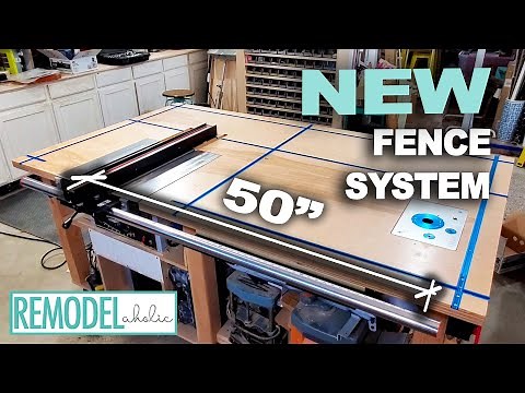 How to Install a Vega Table Saw Fence System | Remodelaholic #diy #woodworking #hardware