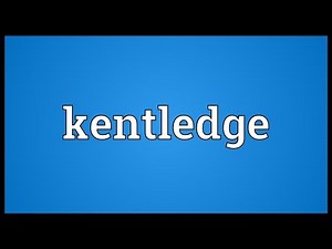 Kentledge Meaning