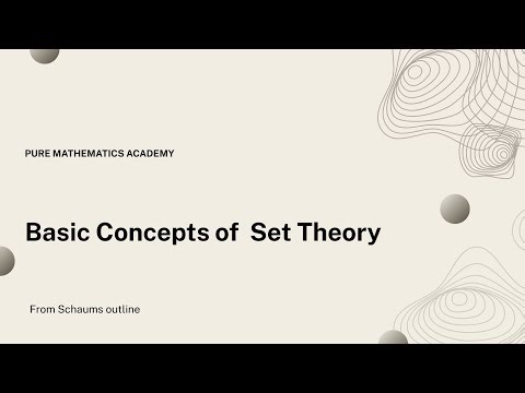 Set Theory Basics Explained | From Schaum’s Series | Empty Set, Subsets & Venn Diagrams