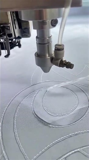 Precision CNC Laser Cutting and Quilting Machine for Intricate Fabric Patterns