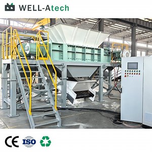 [Hot Item] Automatic for Hard Drive Destruction Medical Waste Car Shells Double Shaft Shredder