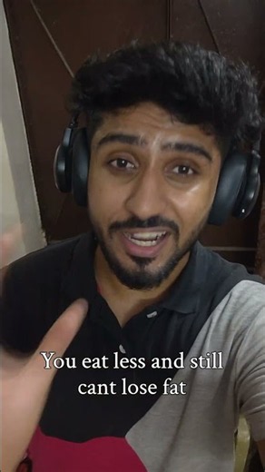 You’re Eating Less… But Still Not Losing Weight? 👀 #calories #diet