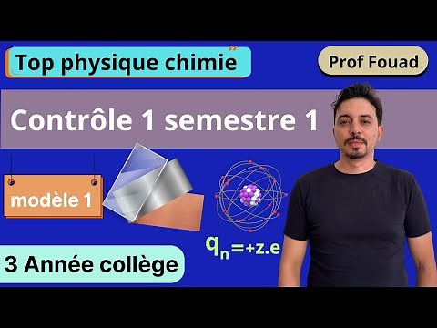 contrôle 1 semestre 1 de physique 3 année collège