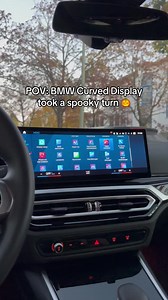 Spooky BMW Curved Display: Halloween Vibes