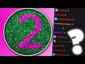 So I took a Color Blind Test with my Twitch Chat...