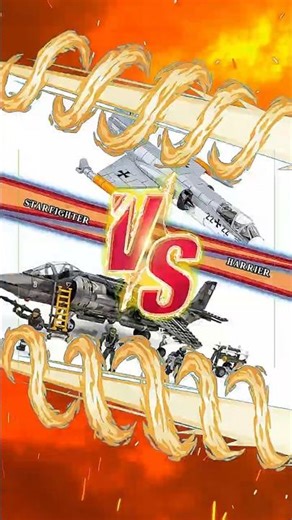 Duell der Lüfte! Cobi vs. MegaBloks #klemmbausteine #starfighter #harrier