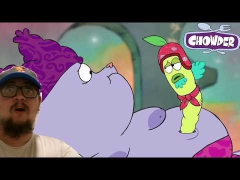 Chowder: The Grape Worm (S2,E19b) - First Time Watching: Will Chowder Lose His Inner Voice?