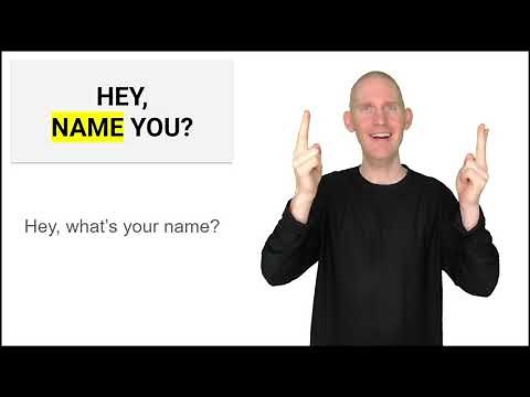 How To Sign HEY WHAT'S YOUR NAME in ASL | American Sign Language | Learn ASL | Sign Language Lesson