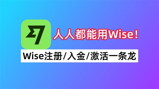 人人都能用上Wise！Wise注册/入金/激活【最新教程】