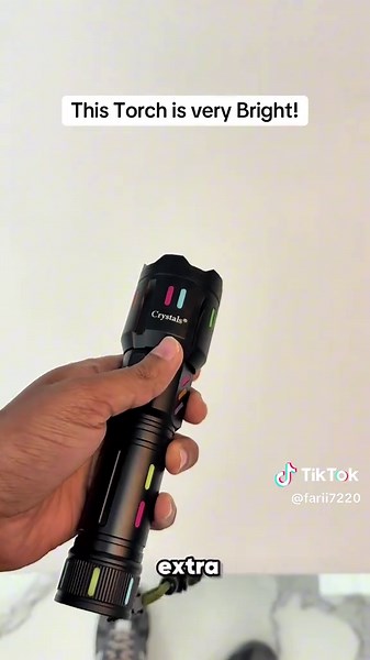 Need serious illumination? 💡 This high-powered 2000-lumen rechargeable LED flashlight has 5 lighting modes, making it a handy choice for DIY, camping, walking and everyday use. #tiktokmademebuylt #LEDFlashlight #RechargeableTorch #Flashlight #campinggear