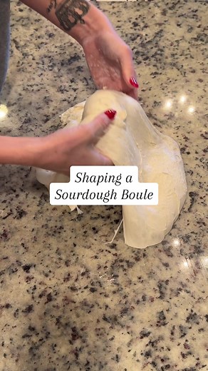 Shaping a Sourdough Boule
