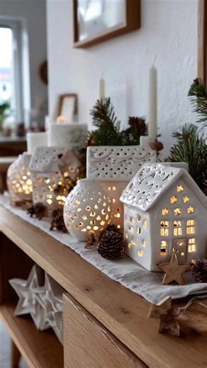 Freshen up your festive spirit with calming minimalist Scandinavian Christmas decor ideas, soft lighting, natural textures, and simple ornaments deliver a stylish, cozy holiday home. | Sustainability Success