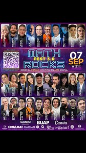 2.4K views · 79 reactions | Nos vemos pronto en el Math Rocks Fest Para más información visita https://www.mathrocks.net/ | julioprofenet | Facebook