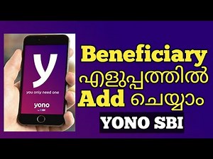 How to add beneficiary in YONO SBI Malayalam