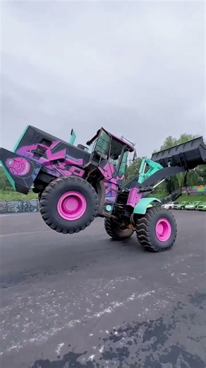 JCB Excavator Forklift Stunts #shorts #shortvideo #offroad