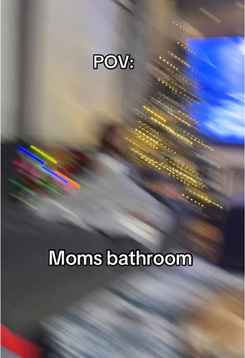 Moms bathroom is off limits 😂😂 #viral #funny #fyp | bathroom