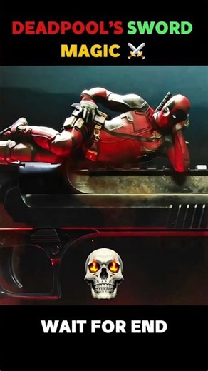 Deadpool’s Sword Magic ⚔️ | Unbelievable Reflex #shorts #marvel #deadpool