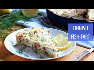 FINNISH SMOKED SALMON FISH TART (KALAPIIRAKKA) RECIPE - EASY TO MAKE | INTHEKITCHENWITHELISA