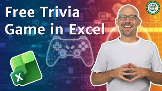 Excel Gets Fun. Build a Trivia Game in Excel (+ free download) | Jeff Lenning