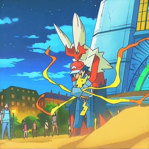 Blaziken Saved Ash and Pikachu 💀 | Pokemon edit | #pokemon #anime #pokémon #edit #fyp