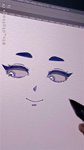 How to animate eyes in clip studio paint!! #digitalart #animation #art #drawing #clipstudiopaint