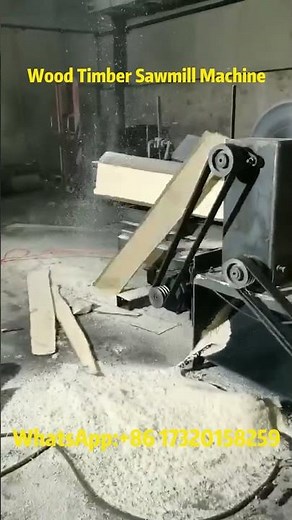 High-Speed Wood Cutting Machine | Efficient Timber Sawmill Demo#woodprocessing #sawmill