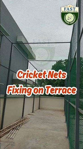 How to Fix Cricket Nets on Your Terrace Step by Step Guide with Fast Safety Nets Hyderabad#hyderabad