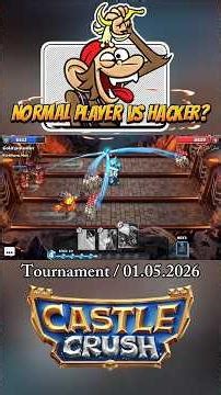 Normal Player vs HACKER | Castle Crush Tournament | #castlecrush #castlecrushtournament