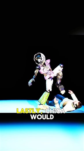 Chica’s Savage Kill Move | Metal Punch + Foot Impale Attack! #fnaf #sfm #animation #shortvideo