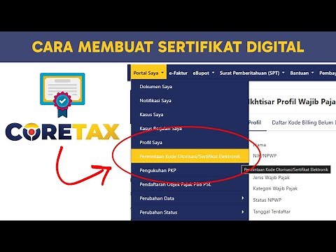 Cara Membuat Sertifikat Digital Coretax - Tutorial Coretax Pajak Indonesia