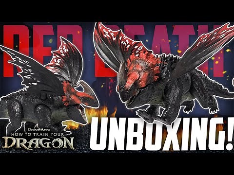 LIVE ACTION Red Death UNBOXING! 🐉 | How to Train Your Dragon 2025 Toy Review