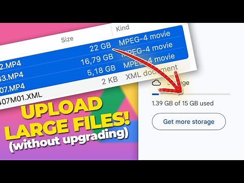 How to Upload Large Video Files to Google Drive Fast and Secure 2024