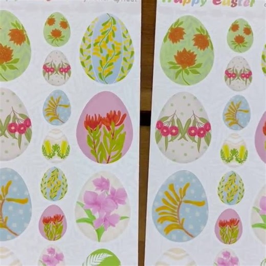 Aussie Flora Easter Egg Vinyl Sticker Sheet, Australian Native Flowers Stickers - Etsy Australia