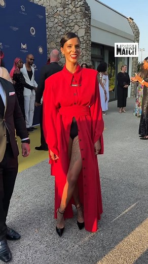 Paris Match on Instagram: "Shy’m et Jeremy Frérot assistent au gala de Patrick Mouratoglou ce samedi ! La soirée caritative s’est déroulée dans l’académie de l’entraîneur située à Biot dans les Alpes-Maritimes. 🎥 @leabitton"