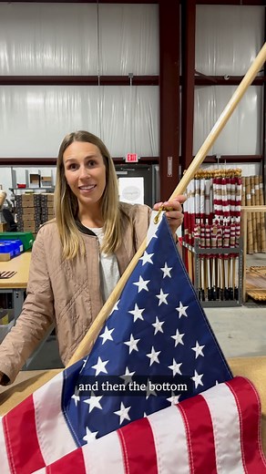 Our best selling 3x5 American Flag is made right here in the USA and will be the perfect addition to your home! 🇺🇸 | Allegiance Flag Supply