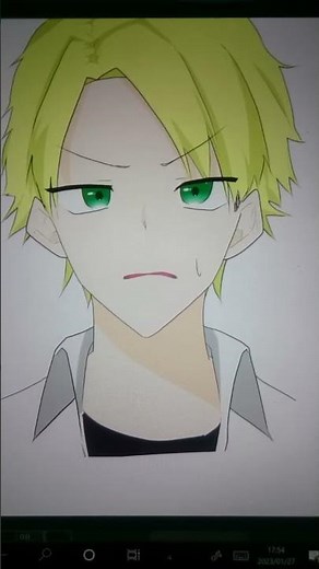 【女子力高めな獅子原くん】花江もかと、龍田駿をタブレットで描いてみた。