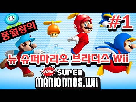 뉴 슈퍼 마리오 브라더스WII #1 (New Super Mario Bros. Wii) 풍월량