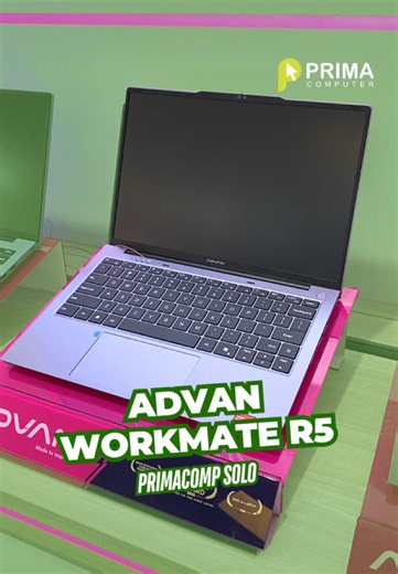 Laptop kantor tapi performanya ga “kantoran”? 👀 Kenalin Advan Workmate R5 kerja ngebut, multitasking aman, dompet tetap santai! ✨ AMD Ryzen 5 Processor — buka banyak tab aplikasi barengan tetep lancar ✨ RAM besar (multitasking, desain ringan, meeting online no lag) ✨ SSD cepat — nyala cuma hitungan detik, ga pake nunggu ✨ Layar lega & nyaman buat kerja lama ✨ Cocok buat: admin, mahasiswa, accounting, sampe content creator pemula Kerja Excel berat, Canva, browsing puluhan tab, Zoom meeting? Semu