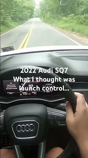2022 Audi SQ7 - Does it have launch control?