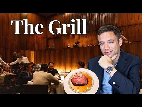 Eating at The Grill. The Most LUXURIOUS and EXPENSIVE Steakhouse in NYC