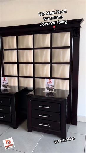 Transform your bedroom with our timeless and elegant headboards and pedestals! ✨ Queen Classic headboard and classic round skating pedestals combo: R9 800 🎉✨ Contact us: 071 642 4123 #aesthetic #classic #bedroom #elegance #beauty