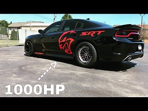 1000 HP Hellcat Destroys Procharged C5 Z06