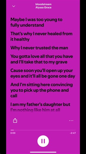 @Spotify #bloodstream #lyric #fyp #viral | spotify lyrics