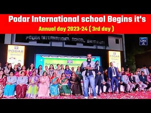 Podar International school Begins it's Annual day 2023-24 ( 3rd day )