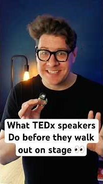 What TEDx Speakers Do Before They Go On Stage 👀 #confidence #publicspeaking #tedxspeaker