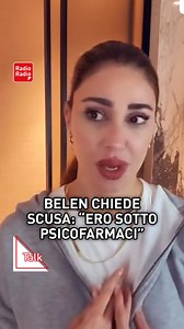 Belen chiede scusa per l'intervista: "ho preso tre calmanti, uno dietro l'altro" L'intervista di Belen a Vanity Fair è diventata subito virale per il comportamento molto particolare della showgirl durante l'intervista, che era visibilmente alterata. Ora Belen ha deciso di fare chiarezza su quanto accaduto, chiedendo scusa ai presenti all'evento Vanity Fair e spiegando la situazione complessa che sta affrontando nella sua vita #belen #vanityfair #tv | Radio Radio